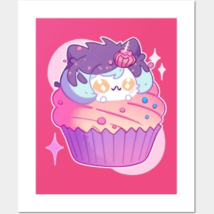 Cupcake Kitty Posters and Art